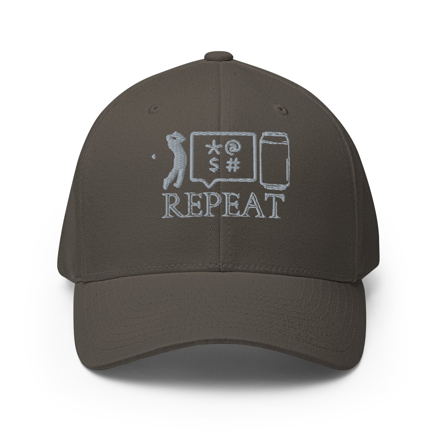 SWING CUSS DRINK REPEAT - Structured Twill Cap