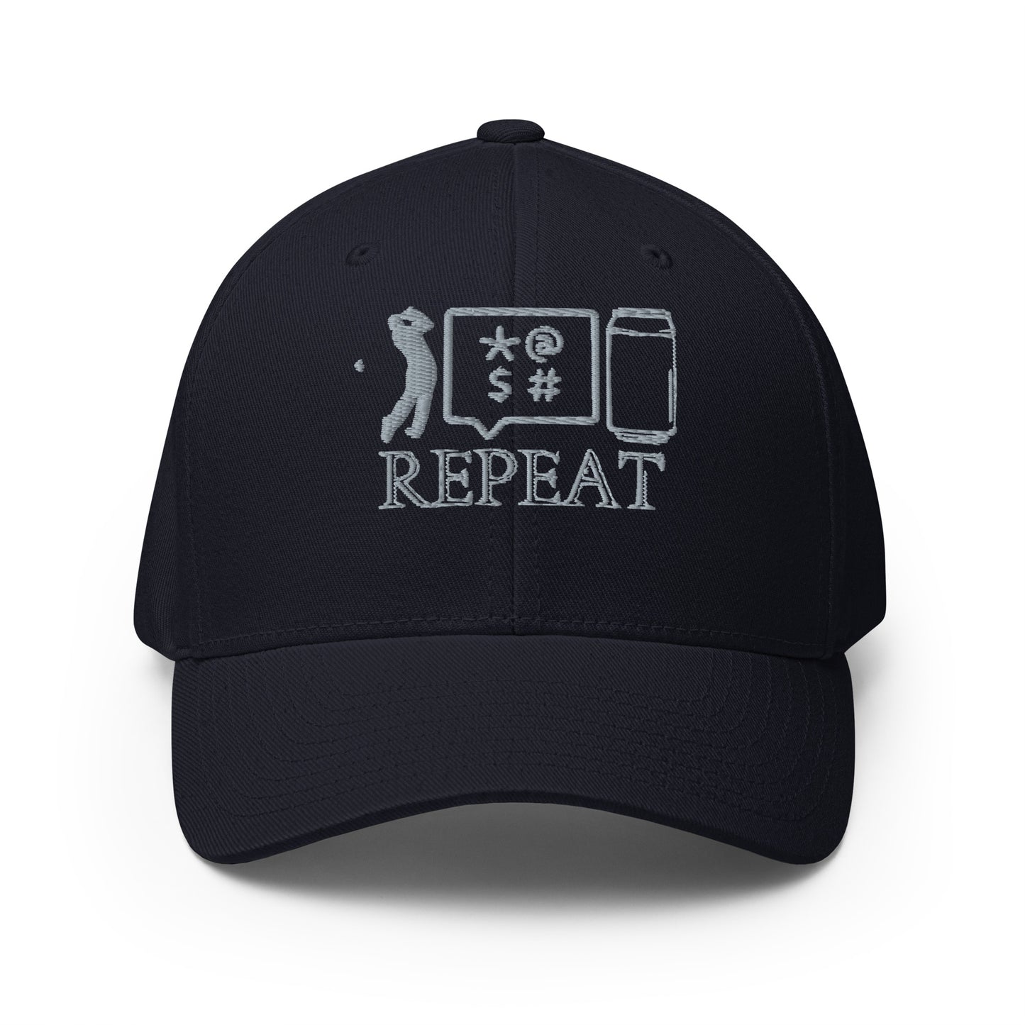 SWING CUSS DRINK REPEAT - Structured Twill Cap