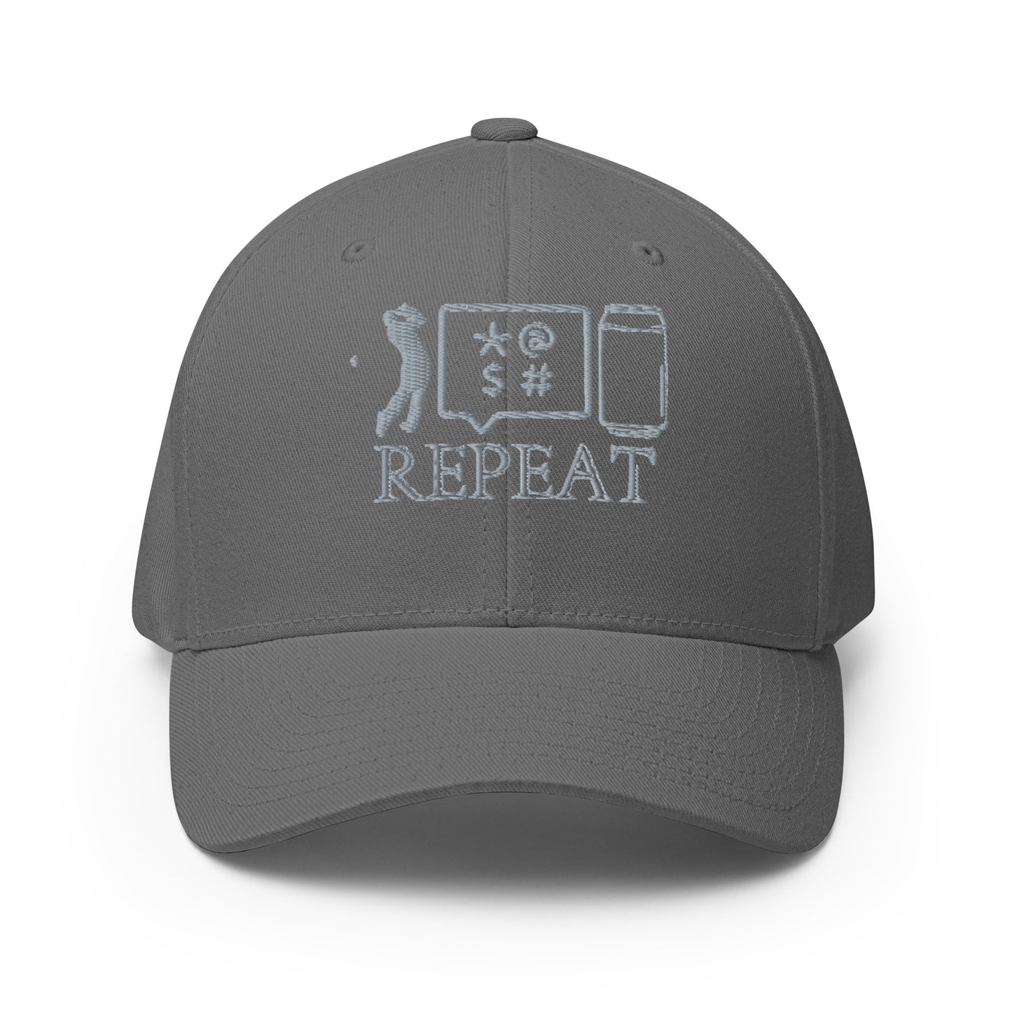 SWING CUSS DRINK REPEAT - Structured Twill Cap