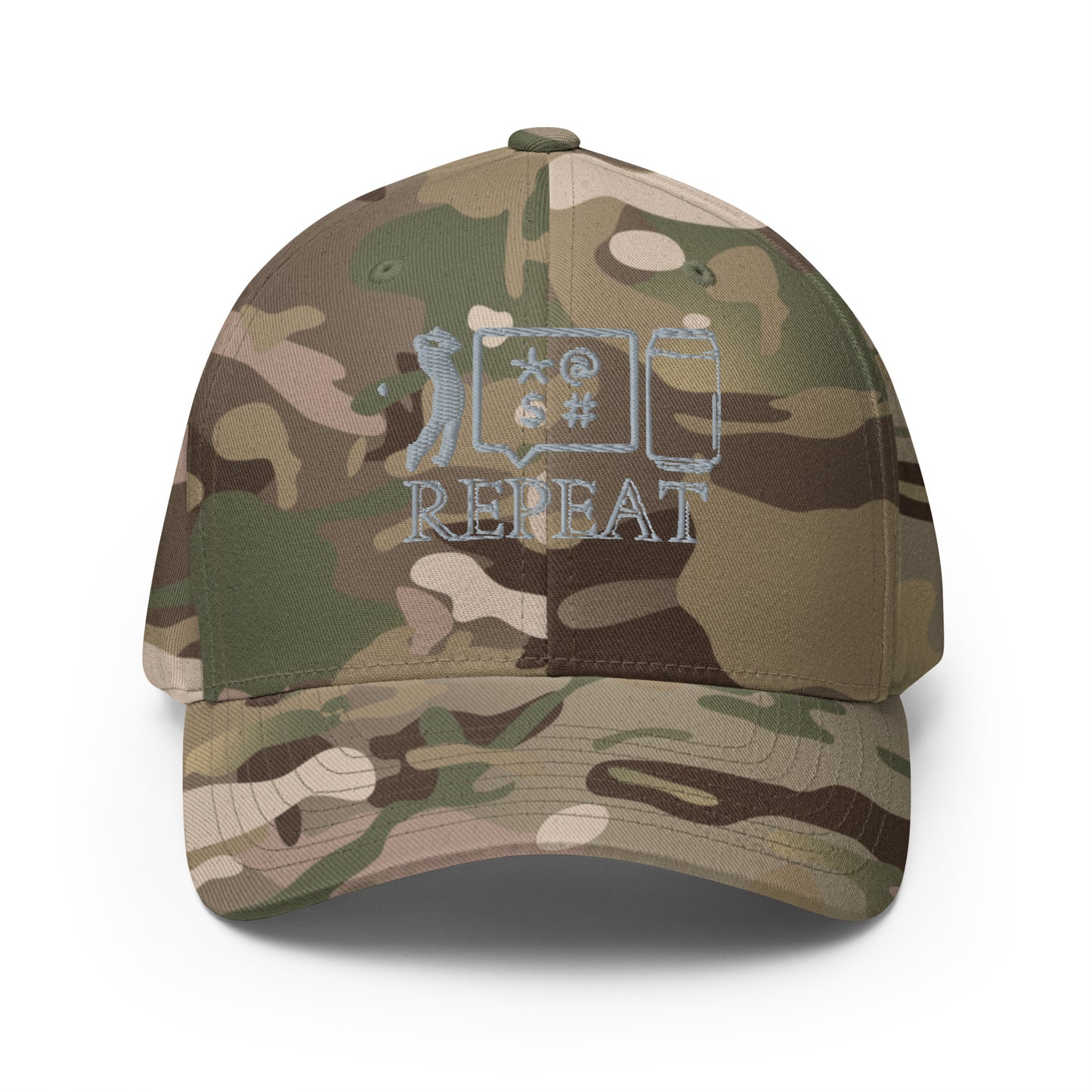 SWING CUSS DRINK REPEAT - Structured Twill Cap