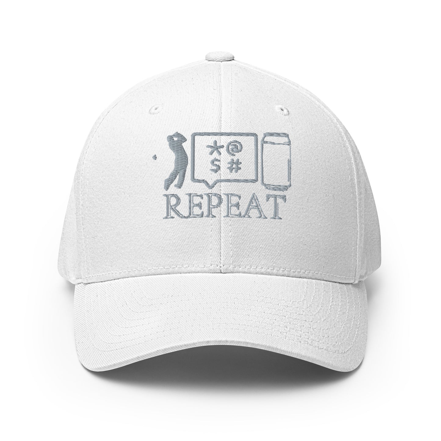 SWING CUSS DRINK REPEAT - Structured Twill Cap